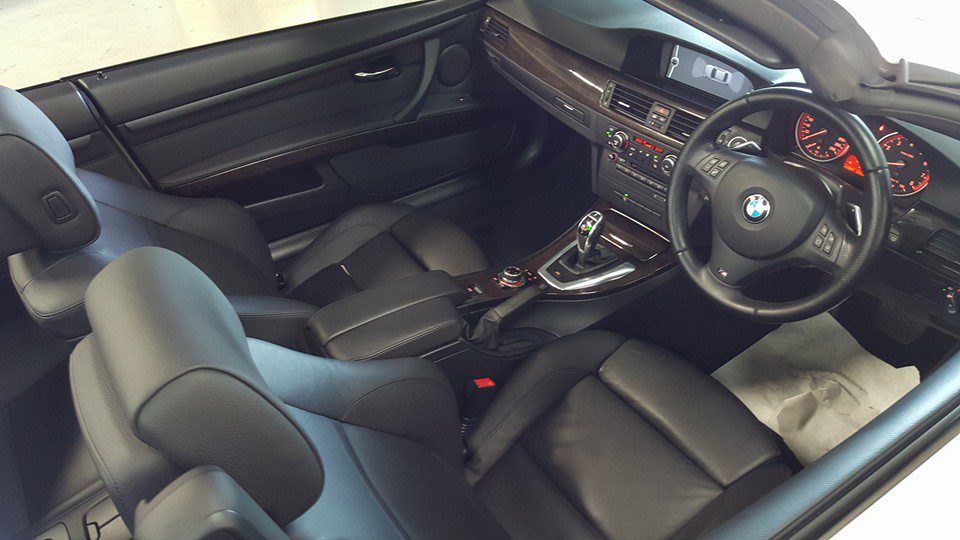 Ceramic interior coating on car seats