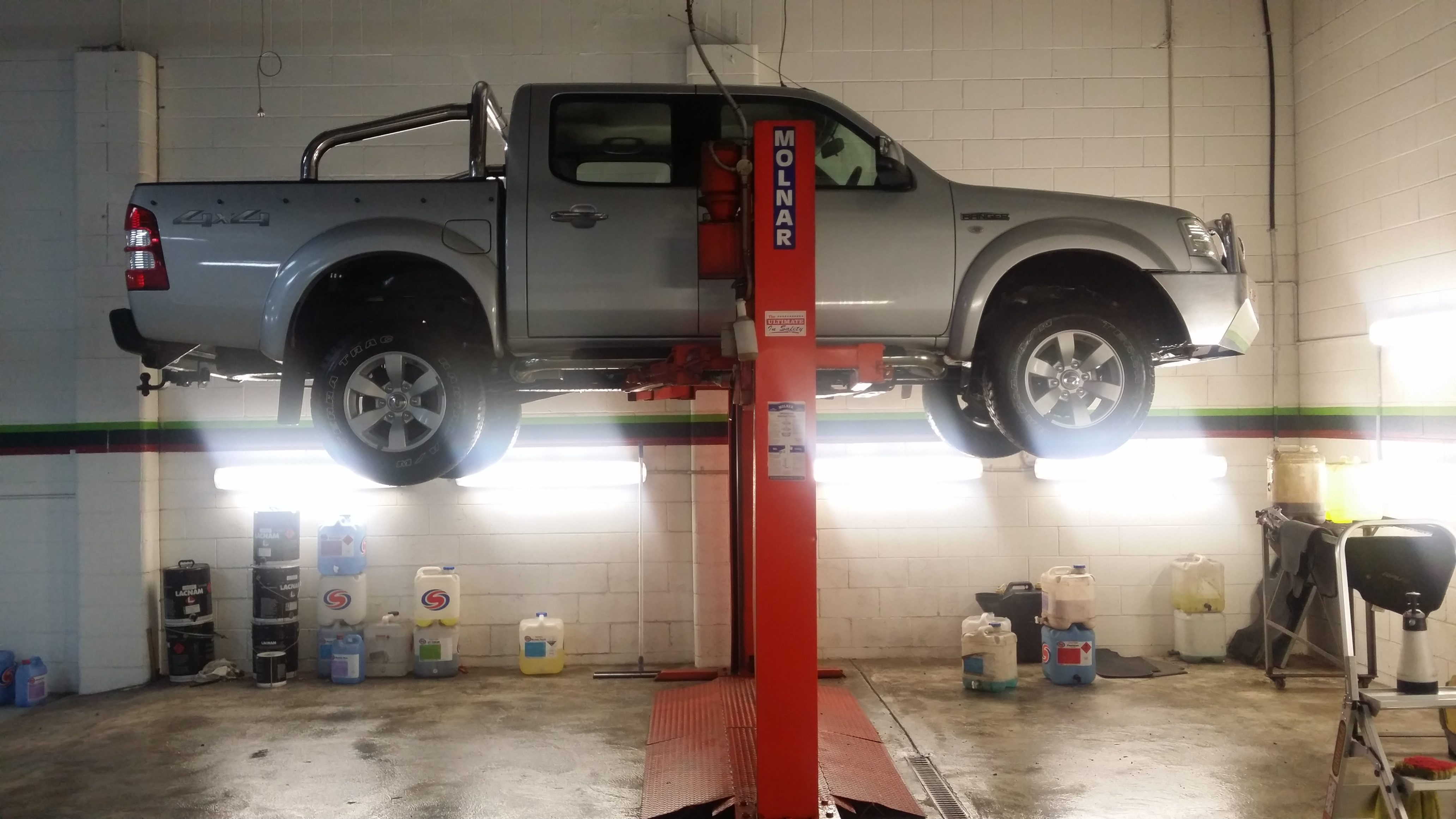 Underbody steam clean
