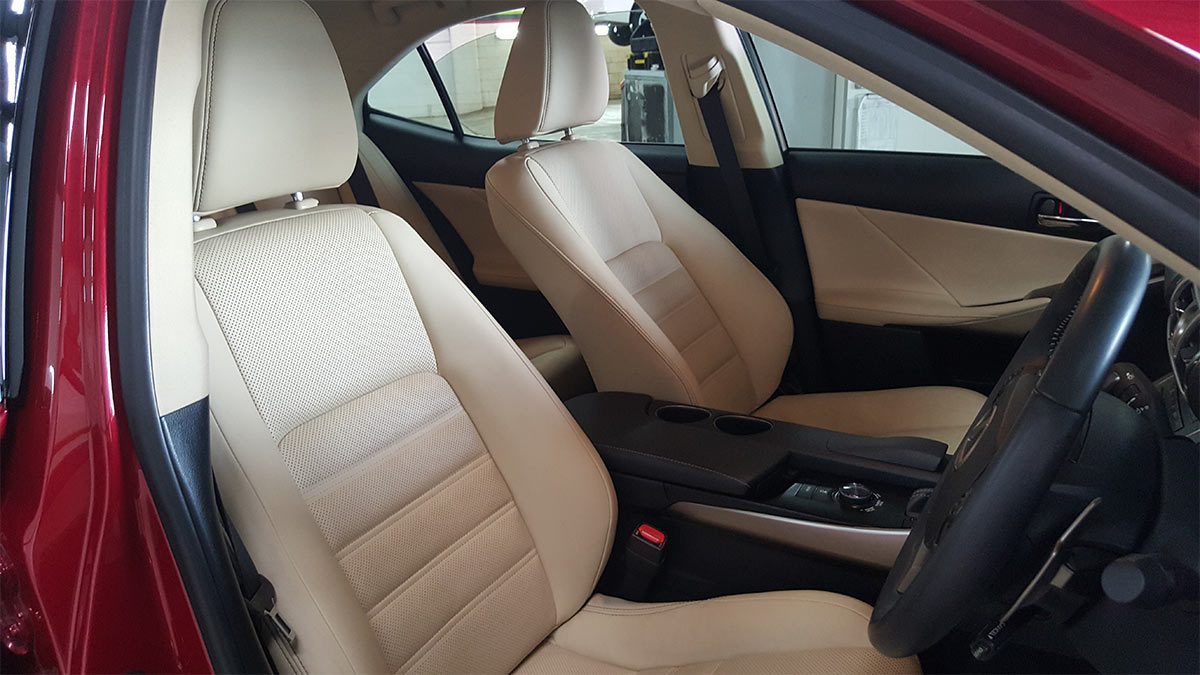 car seat leather care